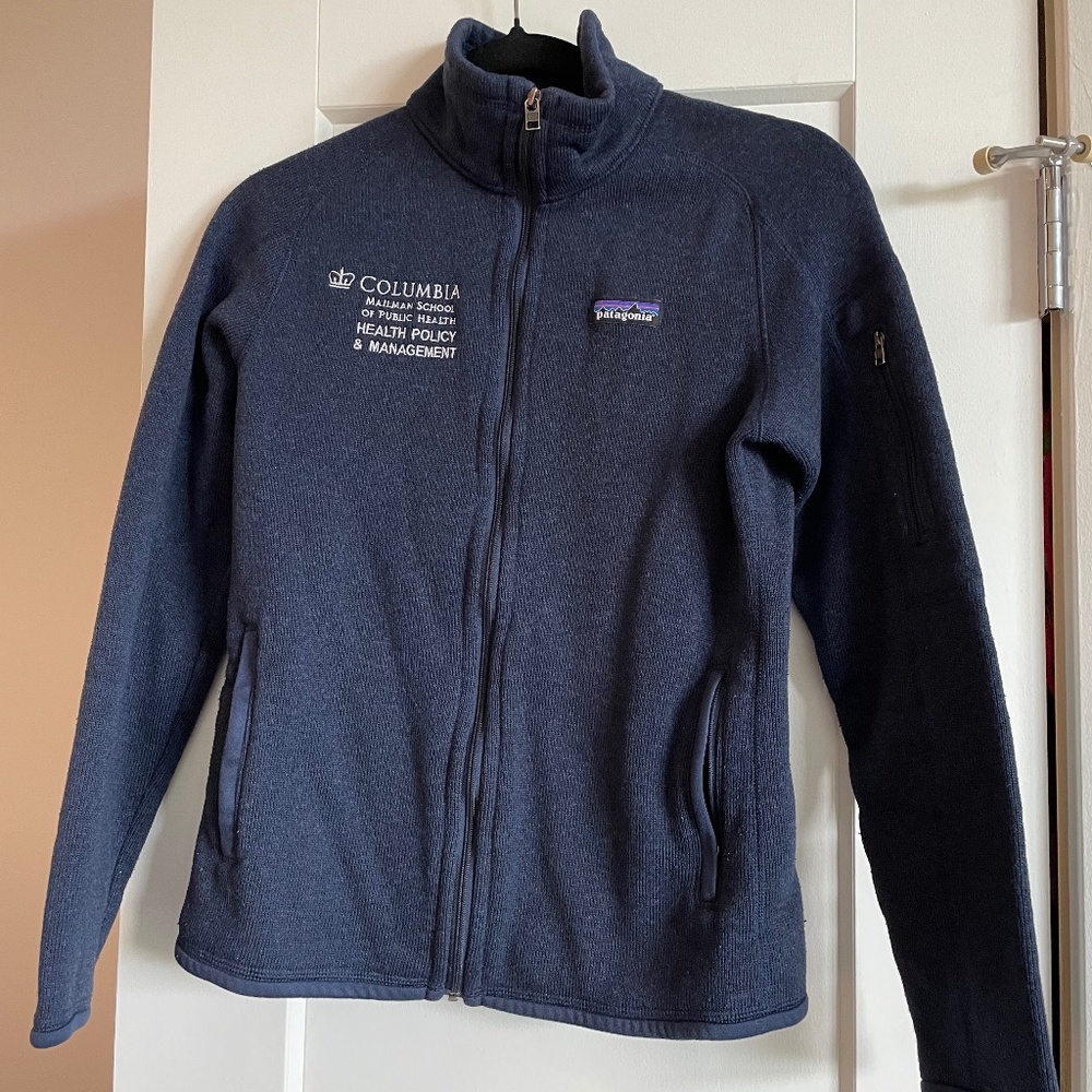 Patagonia Columbia Mailman Public Health sweater
